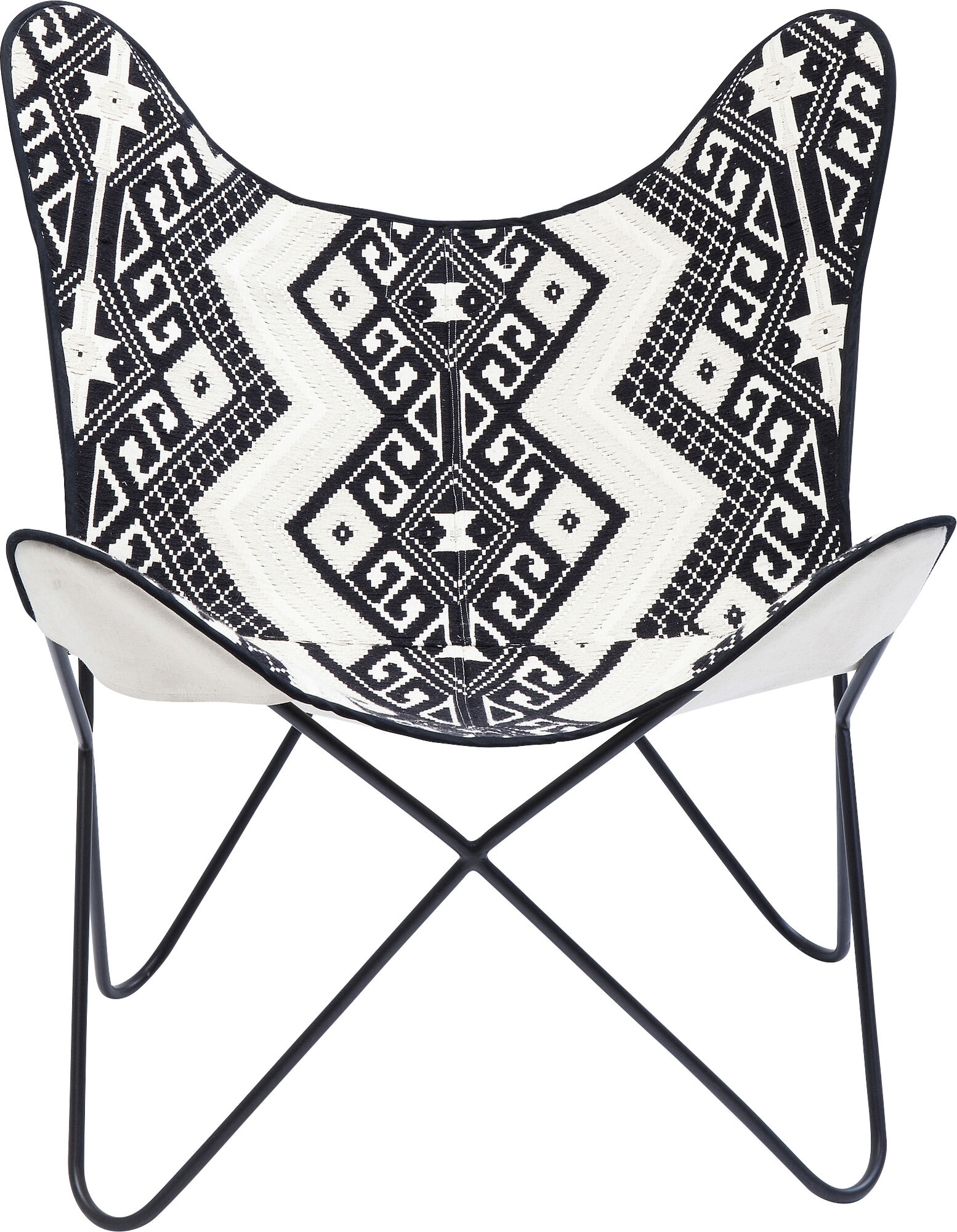 Fotel Butterfly Ethno 64x73 cm – obraz-1