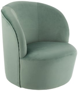 Fotel dla dziecka tapicerowany zielony – obraz-1