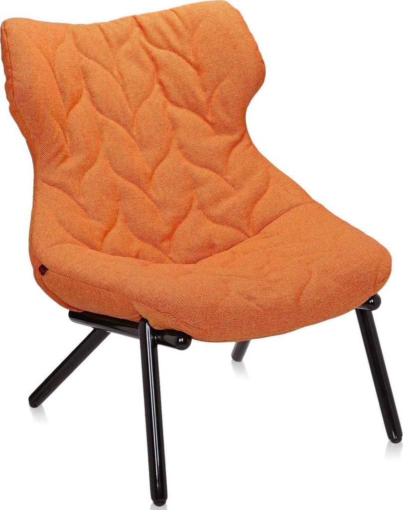 Fotel Foliage w tkaninie trevira 72x84 cm pomarańczowy 6086NB