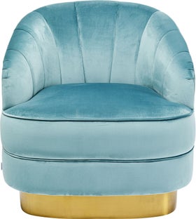 Fotel Highland Park 80x78 cm niebieski – obraz-1