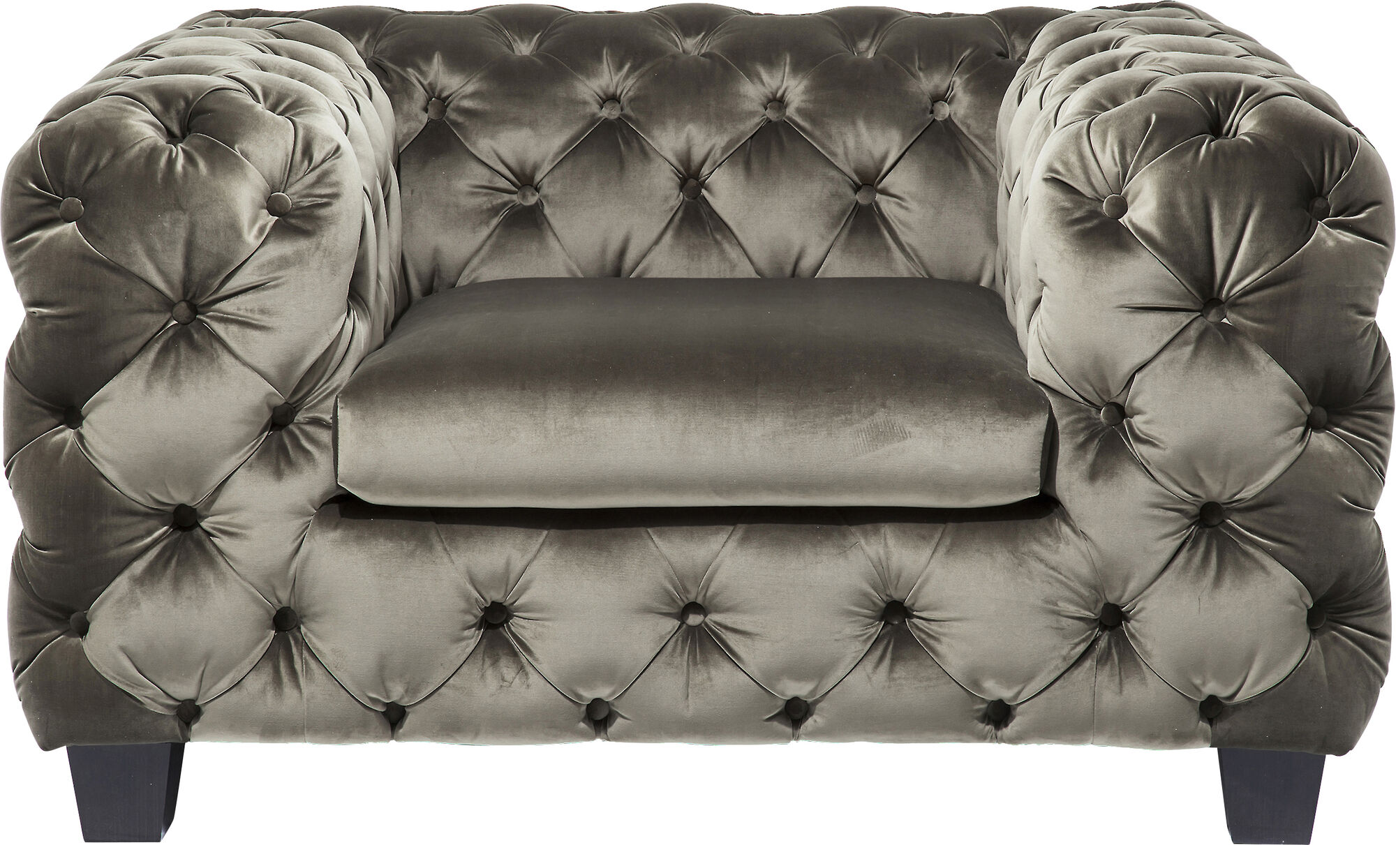 Fåtölj Desire - Khaki Sammet – bild-1.