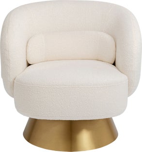 Sillón giratorio Orion blanco – Imagen-1.