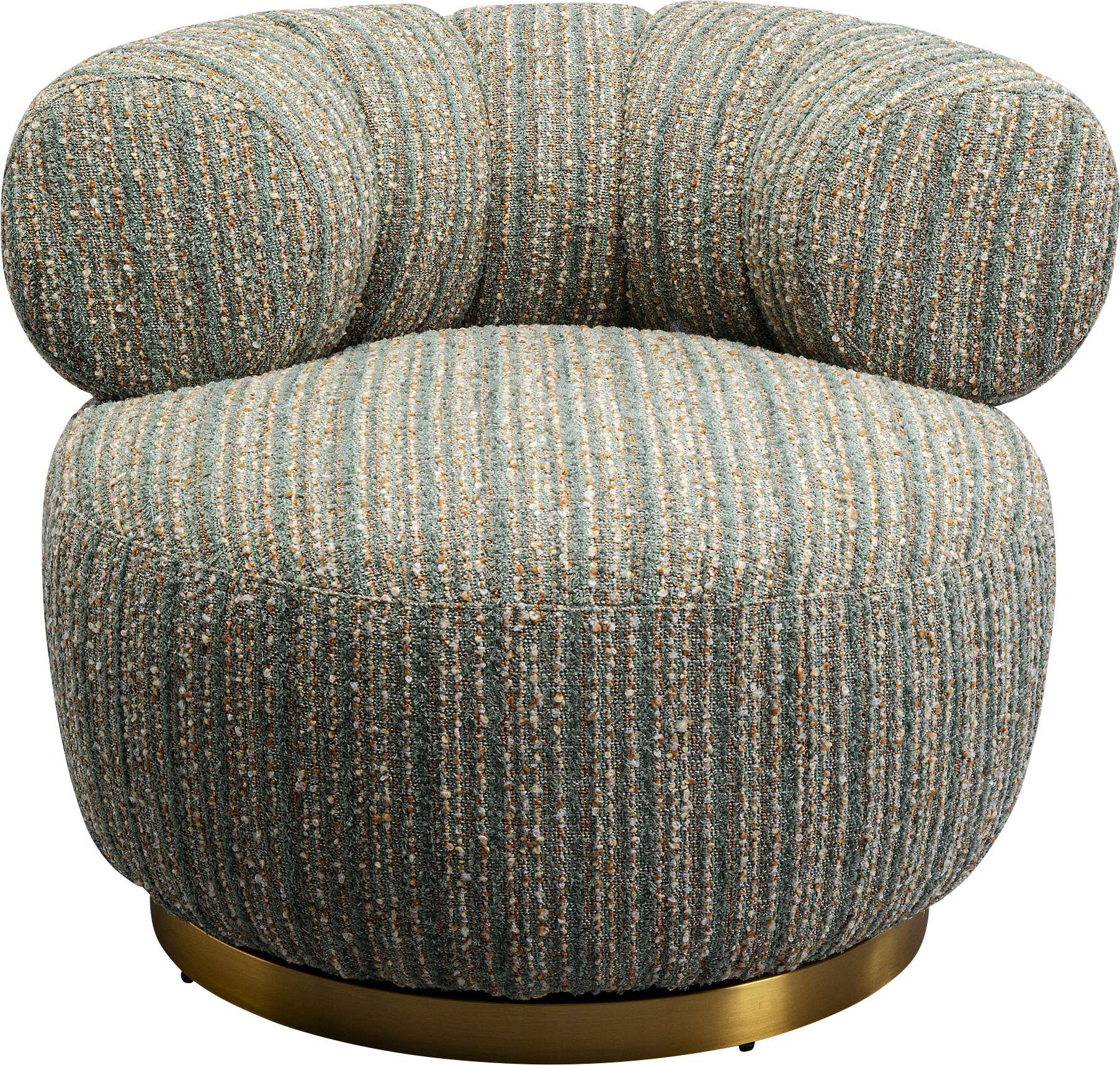 Sillón giratorio Couture Rayas Azul – Imagen-1.