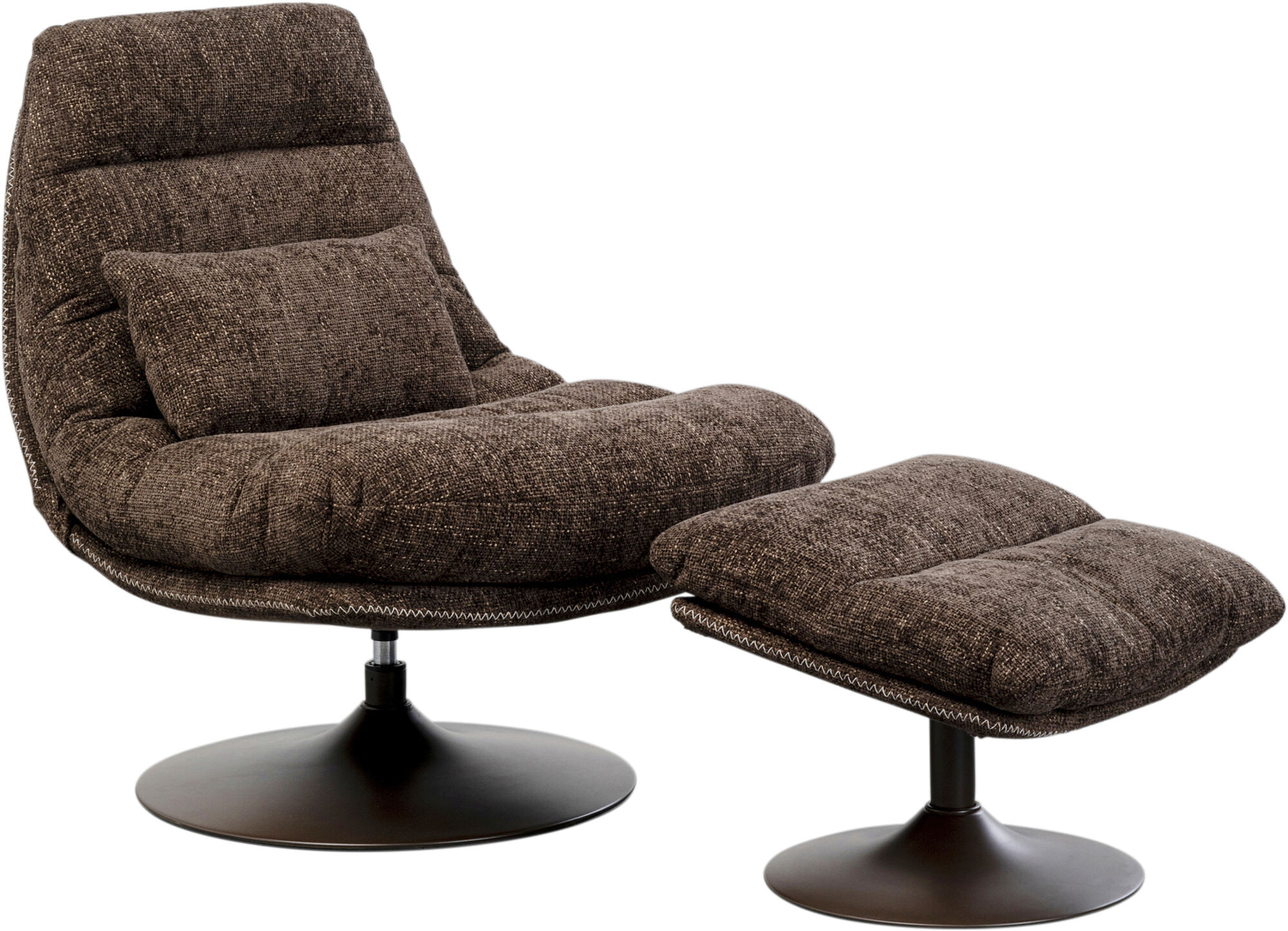 Montreal Forgó Fotel Lábtartóval  – kép-1.