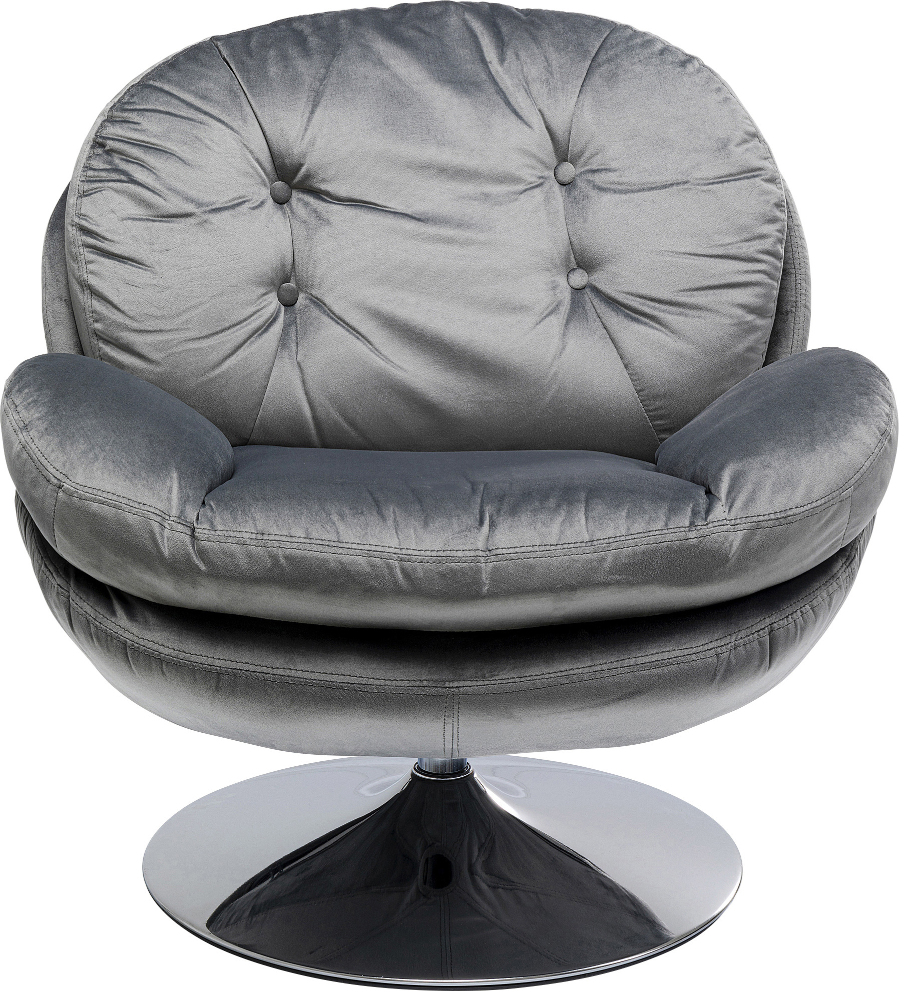 Sillón giratorio Cosy gris – Imagen-1.