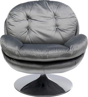Fotoliu rotativ Cosy gri – imagine-1.