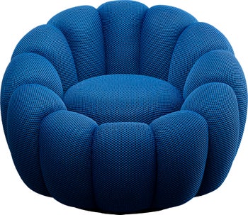 Въртящо се кресло Peppo Bloom Blue – изображение-1.