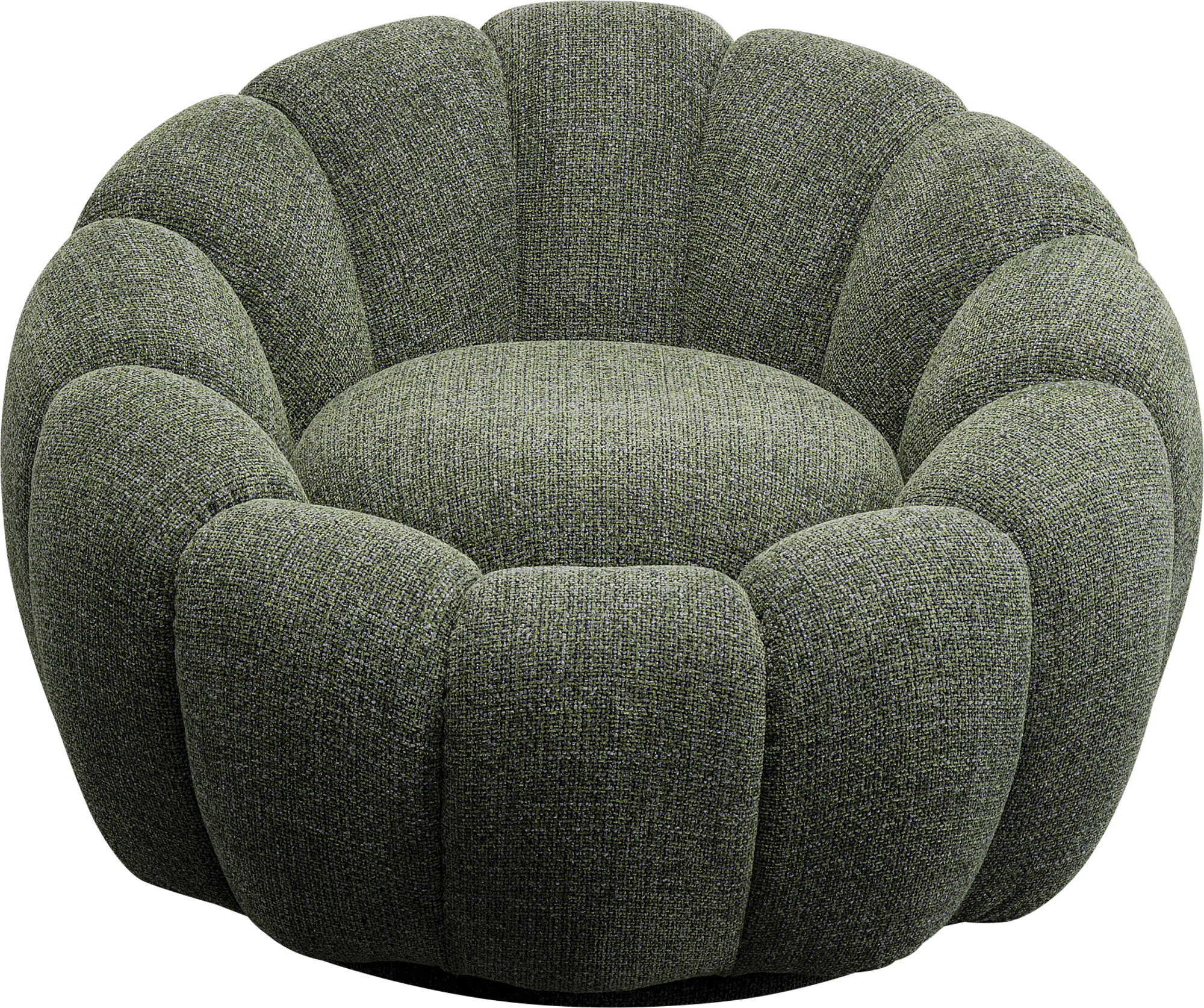 Rotirajuća fotelja Peppo Bloom Melange Green – slika-1.