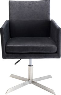 Fotel obrotowy New York 55x87 cm czarny – grafika-1.