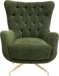 Sillón giratorio Bellini verde – Imagen-1.