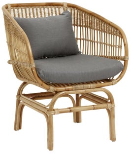 Fotel ogrodowy Anaiya 75x81 cm naturalny – obraz-1