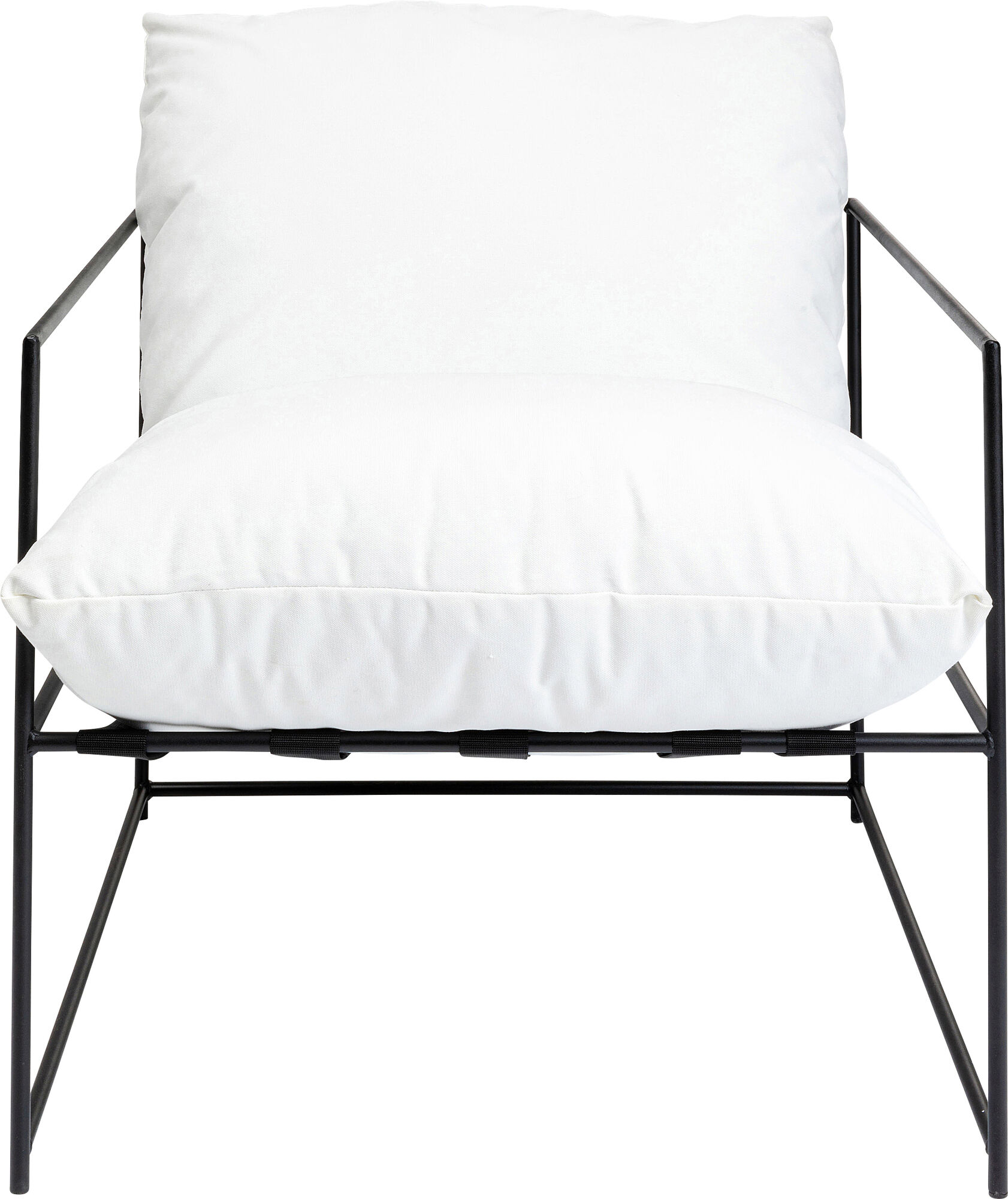 Kare hagestol Cuby hvit – bilde-1.