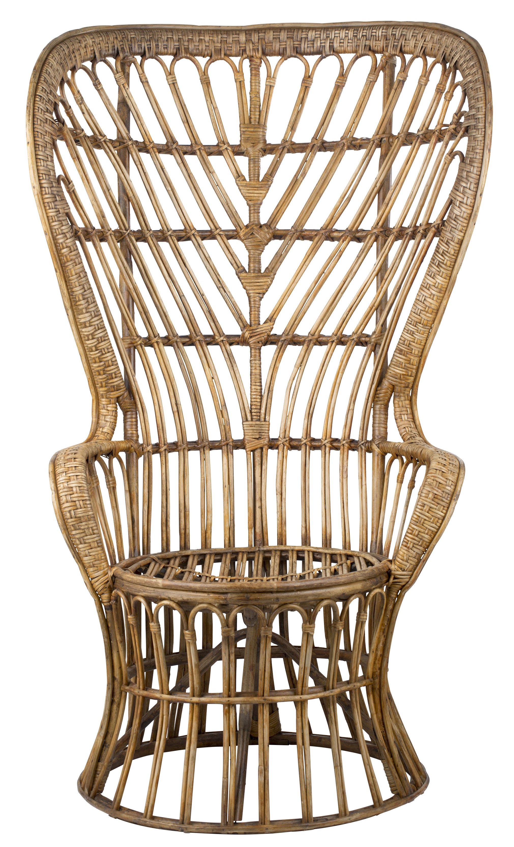 Fotel ogrodowy Ratia 83x135 cm naturalny – obraz-1