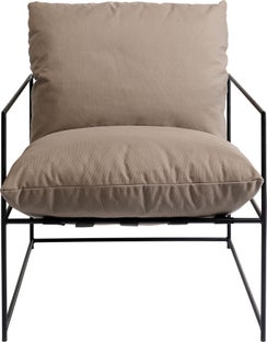 Kare hagestol Cuby grå – bilde-1.