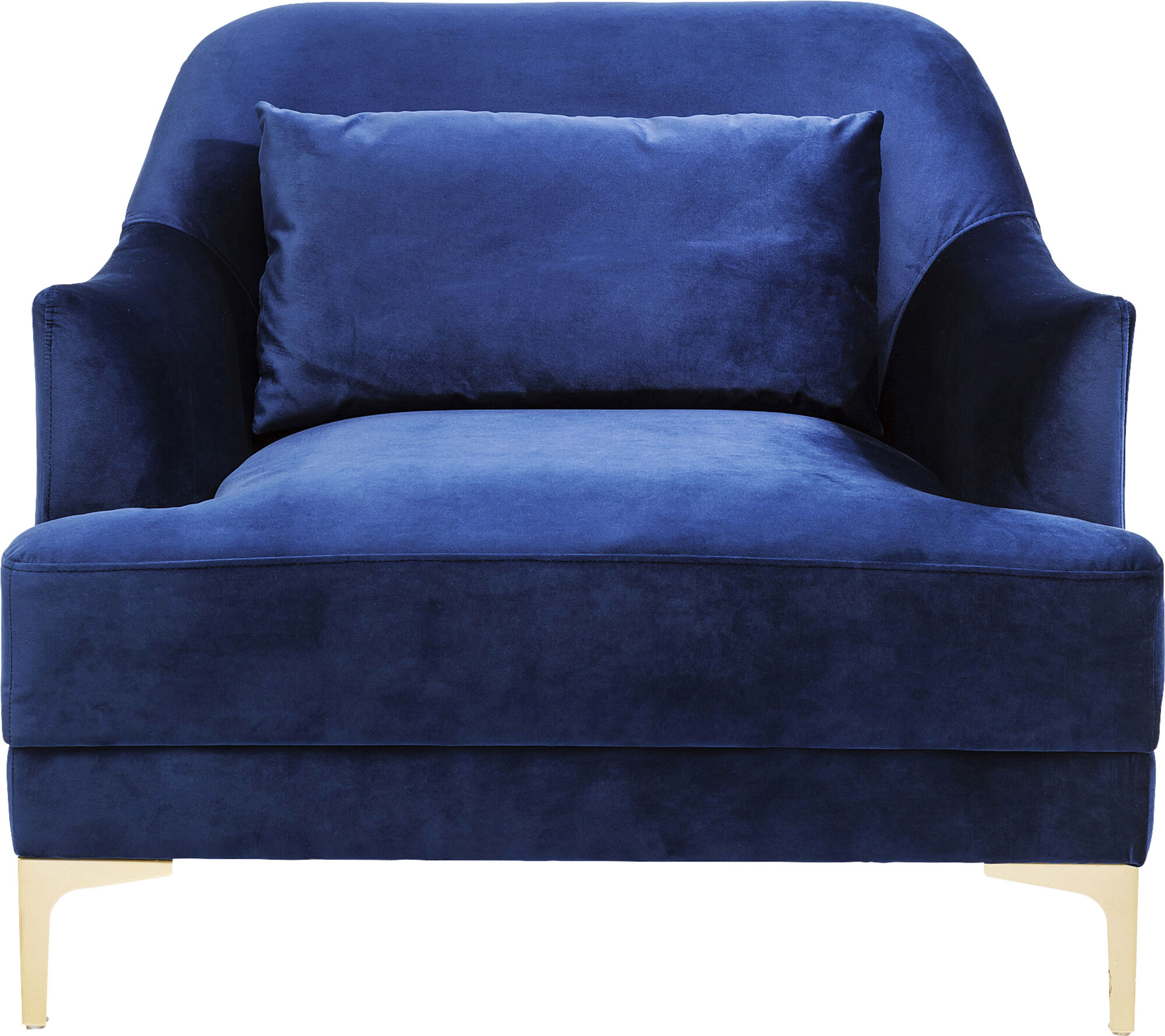 Fotel Proud 98x81 cm niebieski – obraz-1