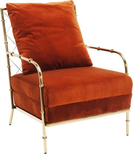 Fotel Regina 66x84 cm pomarańczowy – obraz-1