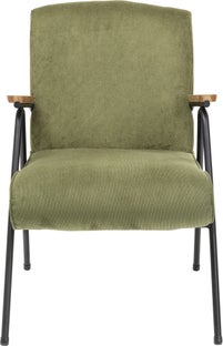 Fåtölj Ryan Retro - Grön Manchester – bild-1.