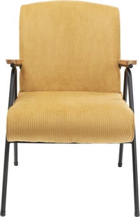 Lenestol Ryan Retro - Gul Manchester – bilde-1.