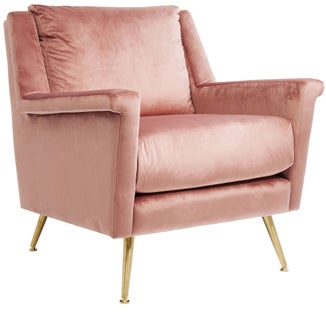 Fåtölj San Diego - Ljusrosa – bild-1.