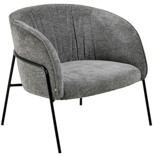 Fotel Gavette 74x71 cm antracytowy – obraz-1