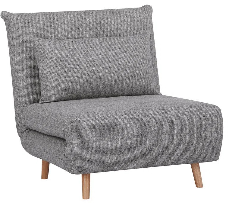 Fotel skandynawski rozkładany szary 82x88-192 cm – grafika-1.