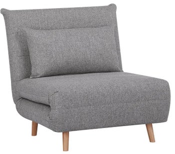 Fotel skandynawski rozkładany szary 82x88-192 cm – grafika-1.