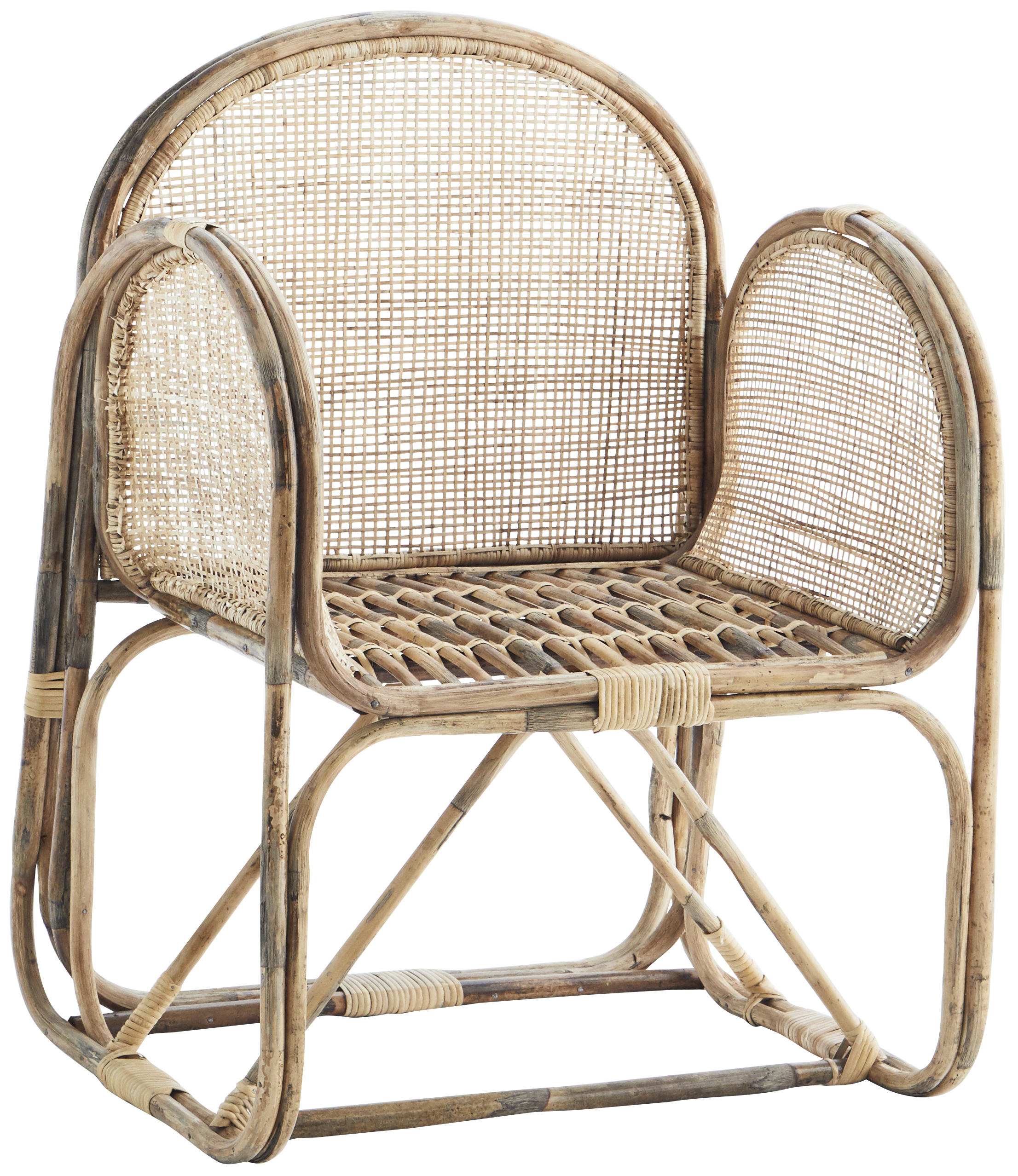 Fotel do pokoju bambusowy – obraz-1