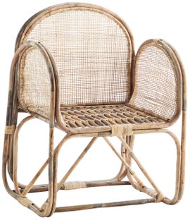 Fotel do pokoju bambusowy – obraz-1
