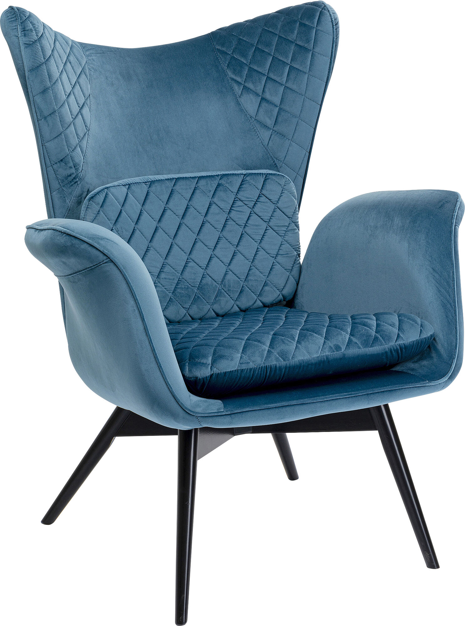 Sillón Tudor Velvet petróleo – Imagen-1.
