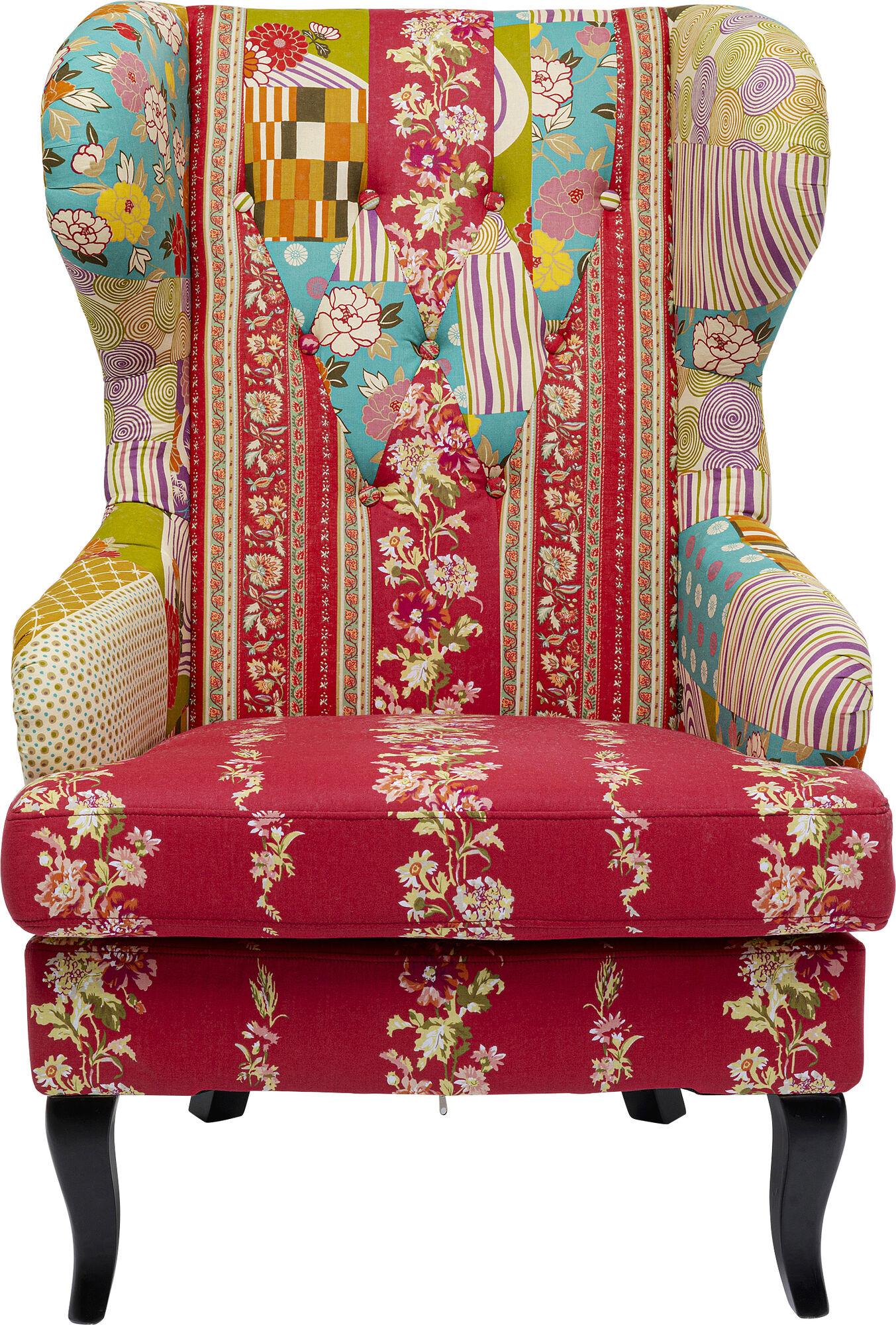 Fotoliu Wing  Patchwork Rosu – imagine-1.