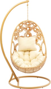 Sillón colgante Ibiza natural – Imagen-1.