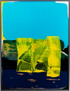 Slika Abstract High Gloss Blue 120x160cm – slika-1.