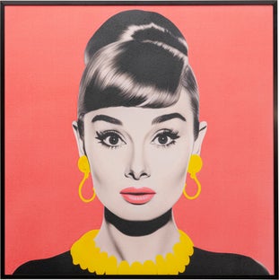 Barna Diva Keretezett Kép 60x60cm – kép-1.