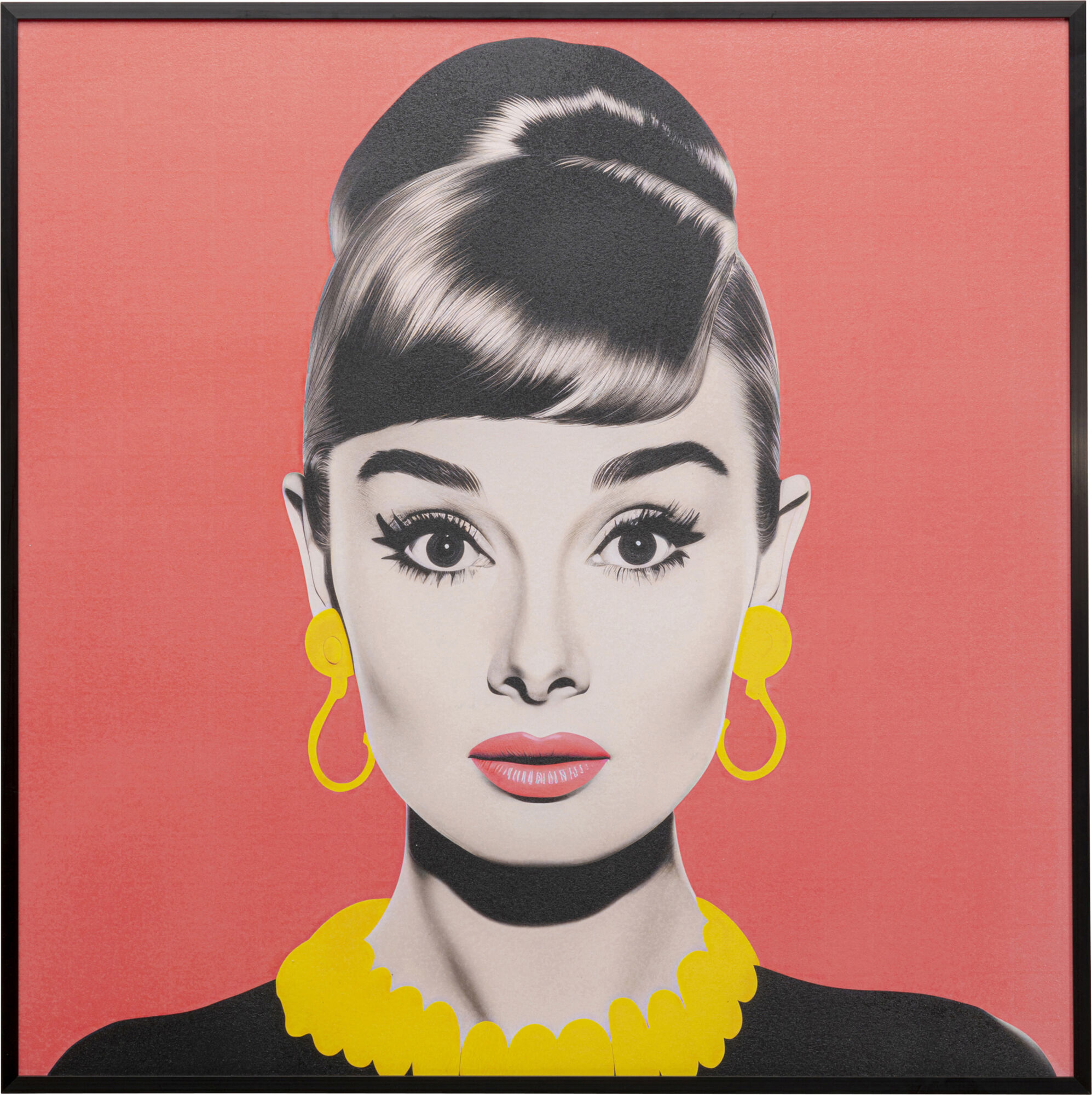 Barna Diva Keretezett Kép 60x60cm – kép-1.