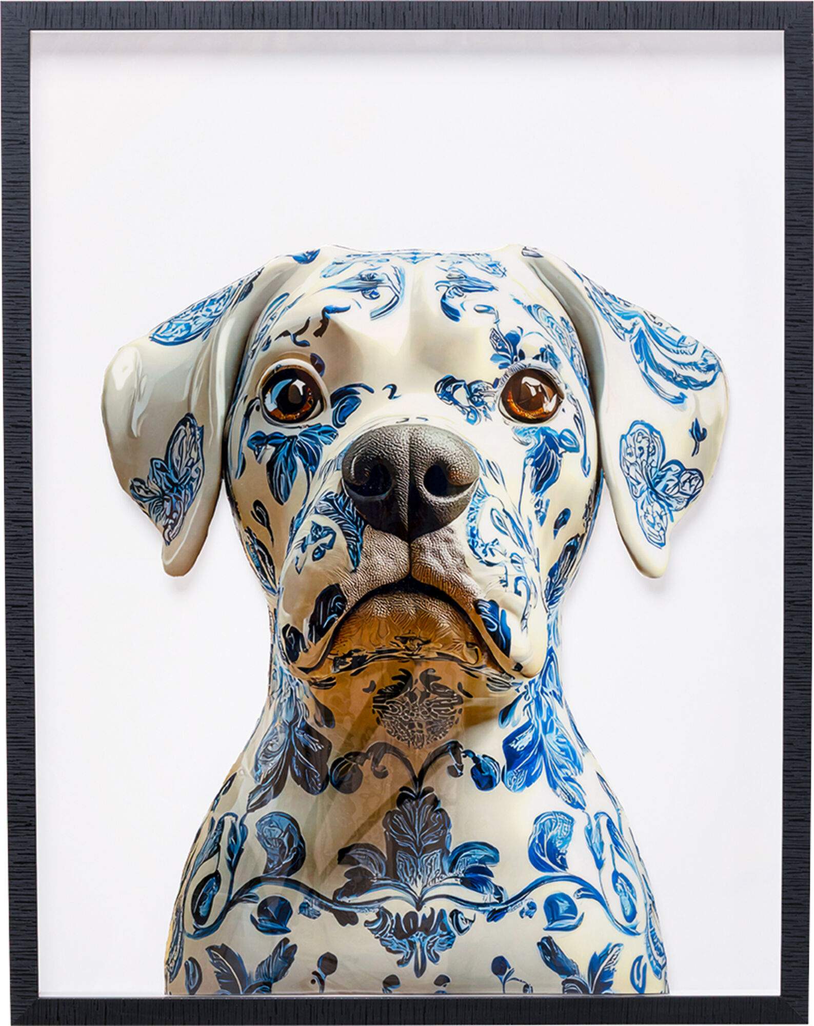 Slika sa ramom Dog Ornament 70x90cm – slika-1.
