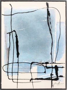 Slika Dust Blue 55x75cm – slika-1.