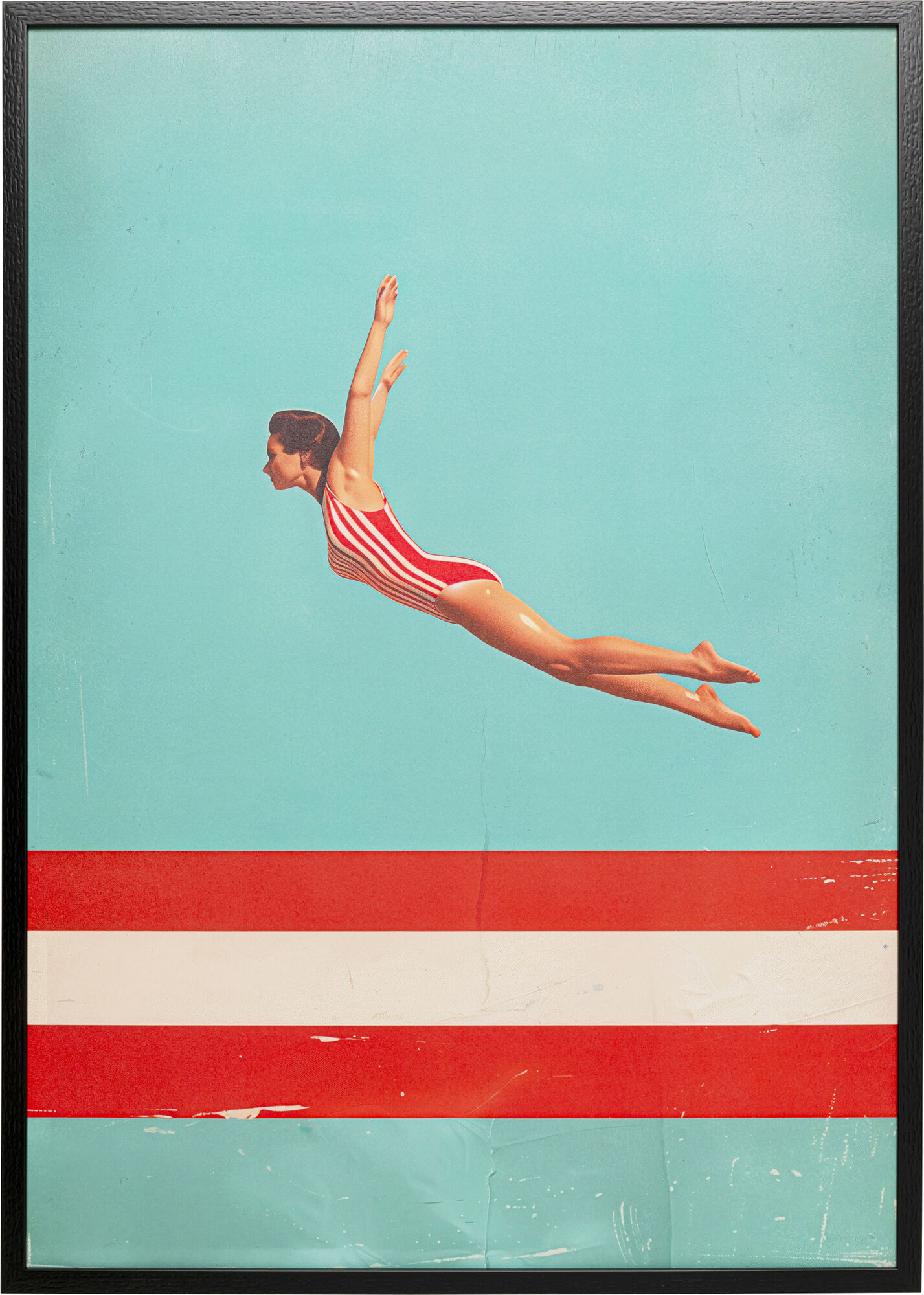 Paveikslas su rėmu Jumping Girl Up 103x73cm – paveikslėlis-1.