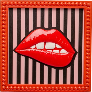 Slika sa ramom Lips Cheeky 25x25cm – slika-1.