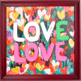 Slika sa ramom Love Love 80x80cm – slika-1.