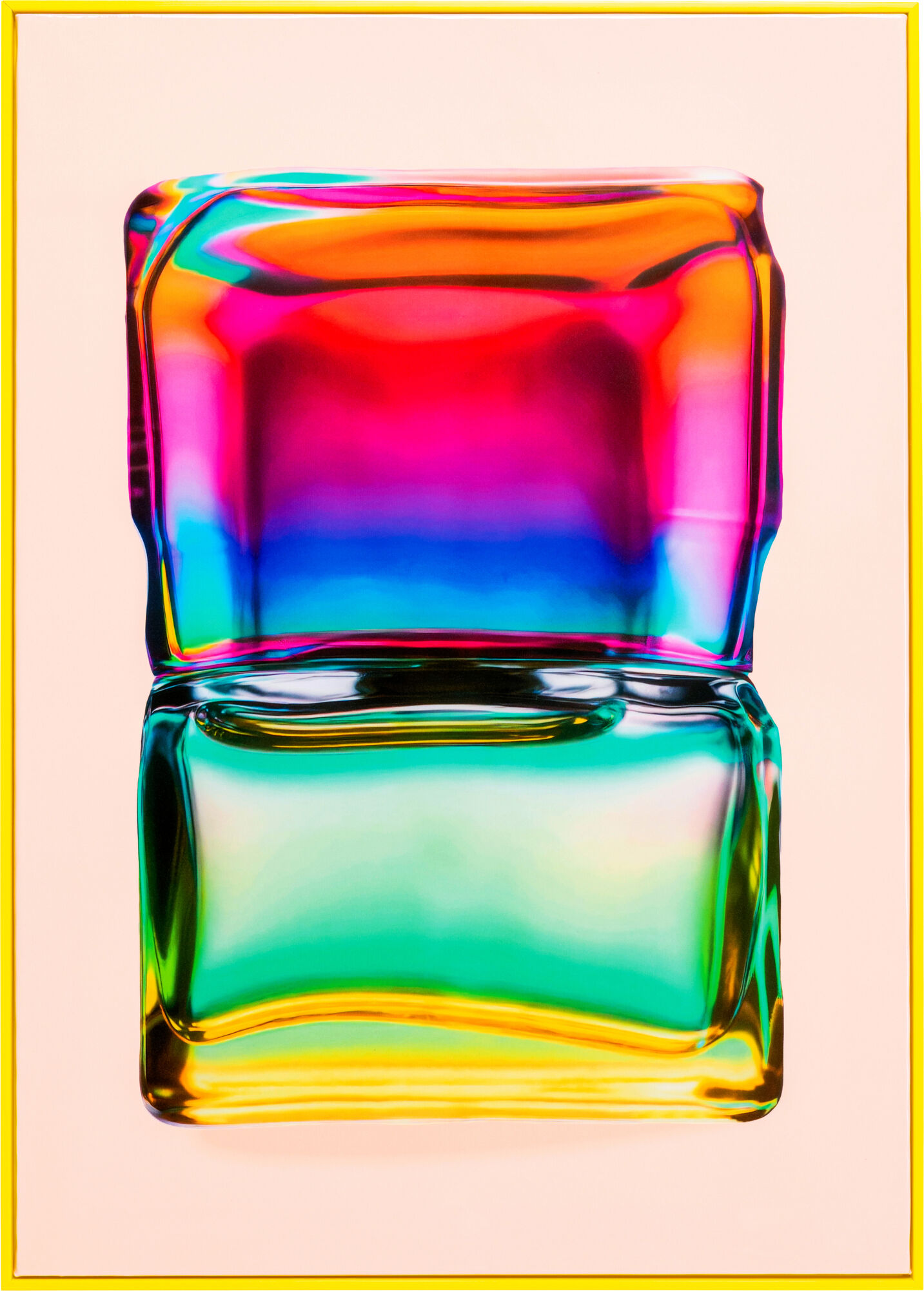 Slika sa ramom Rainbow Flacon Square 50x70cm – slika-1.