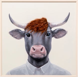 Slika sa ramom Taurus Hair 80x80cm – slika-1.