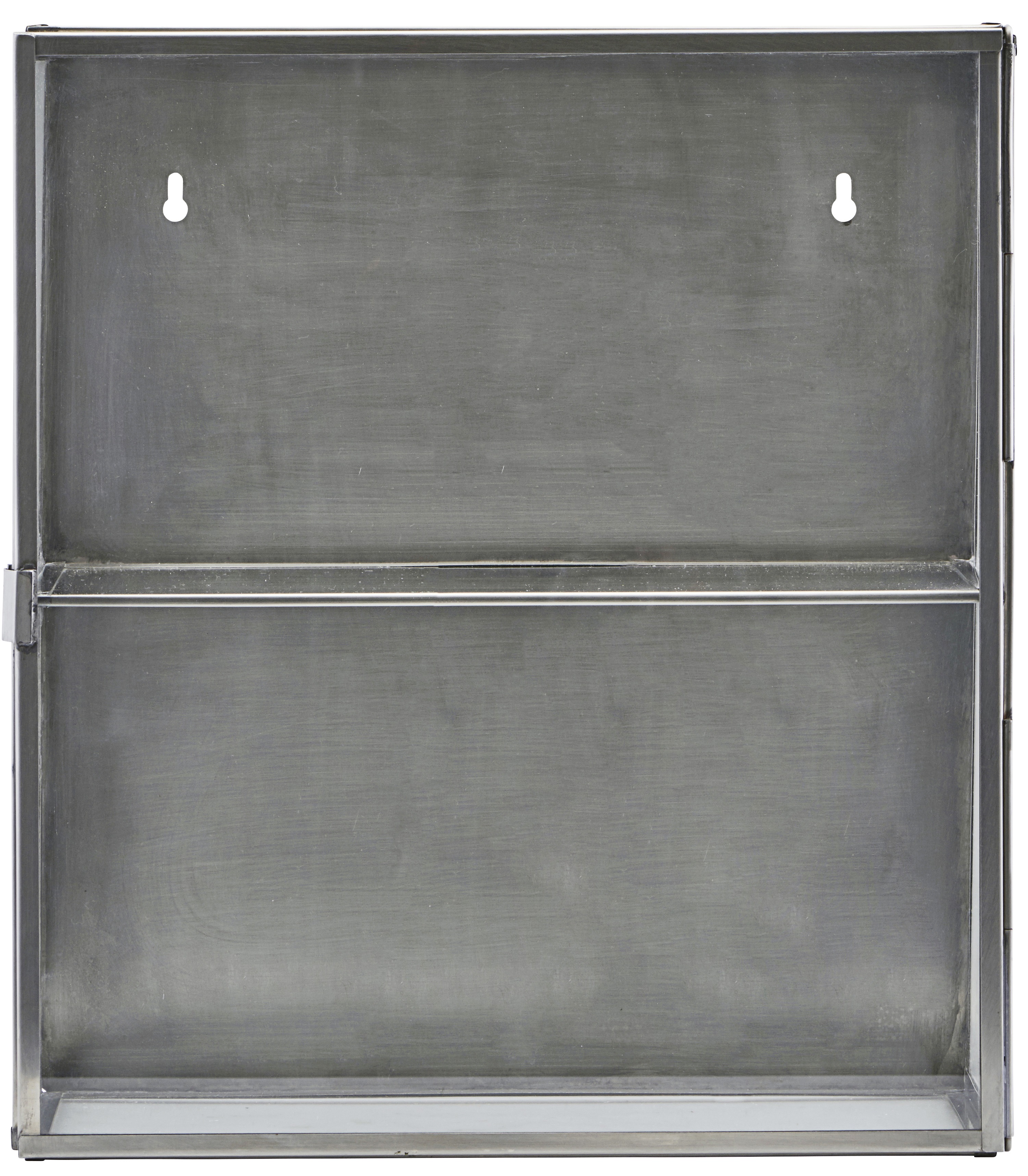 Gablota wisząca Glass 35x40 cm stalowa szklana – obraz-1