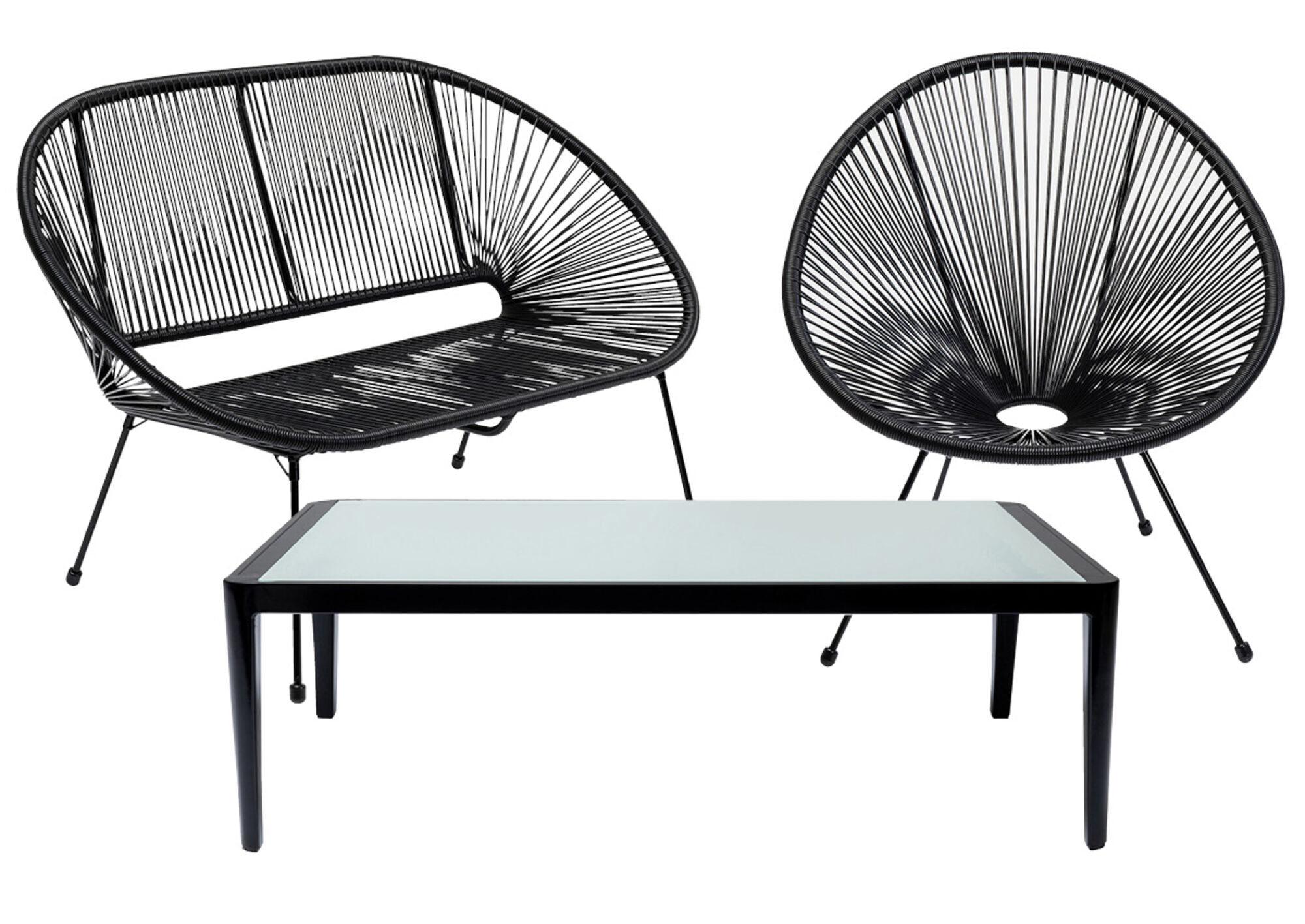 Baštenski nameštaj Acapulco Mono Black – slika-1.