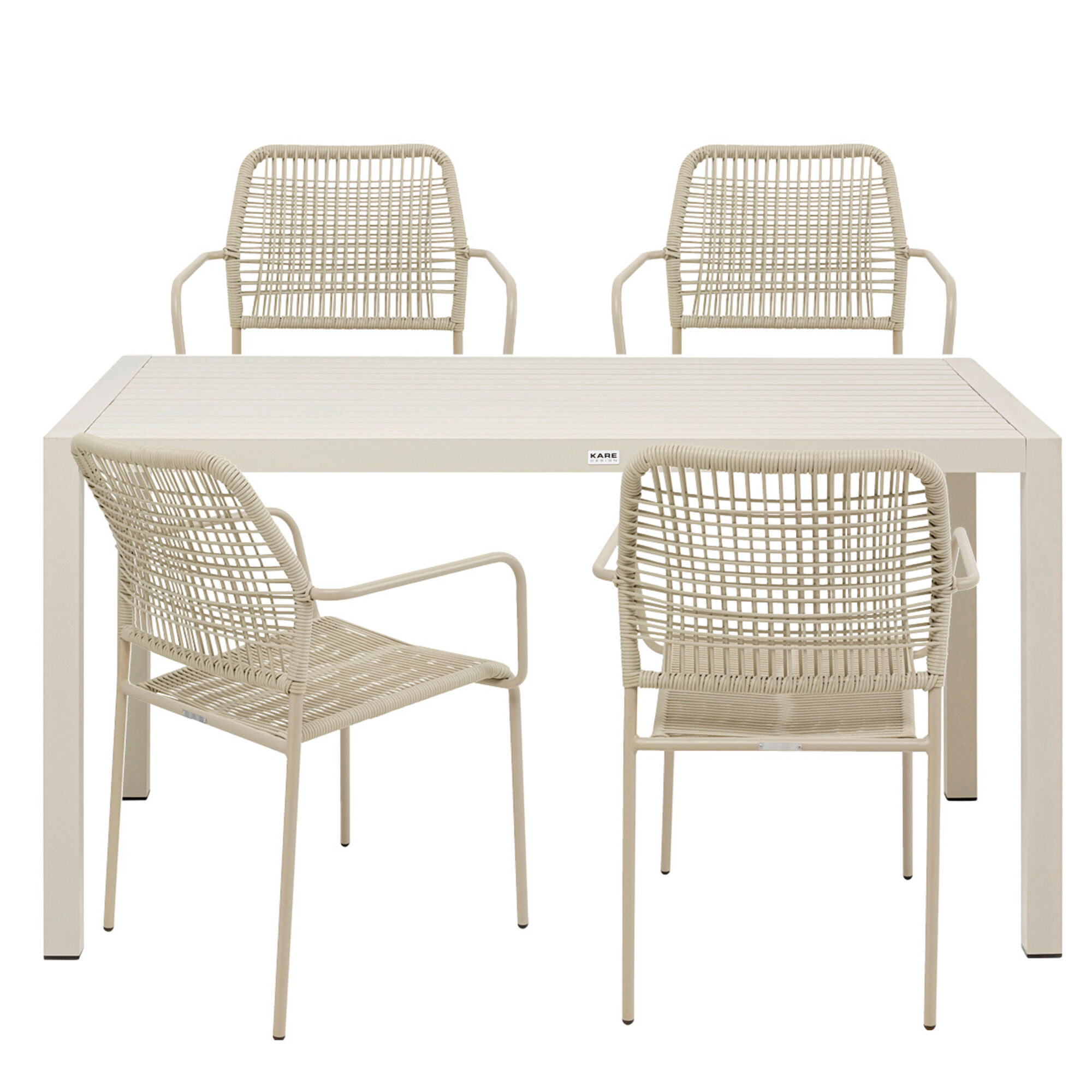 Baštenski nameštaj Madagaskar Grey 5/Set – slika-1.