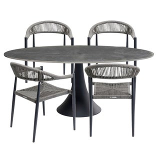 Baštenski nameštaj Palma Possibilita 180cm Grey 5/Set – slika-1.