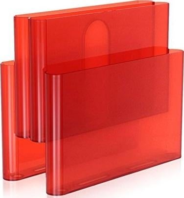 Gazetnik Kartell Pockets transparentny pomarańczowy z ekspozycji II – grafika-1.