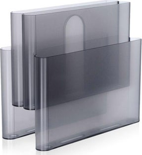 Gazetnik Pockets transparentny przydymiony Outlet – obraz-1