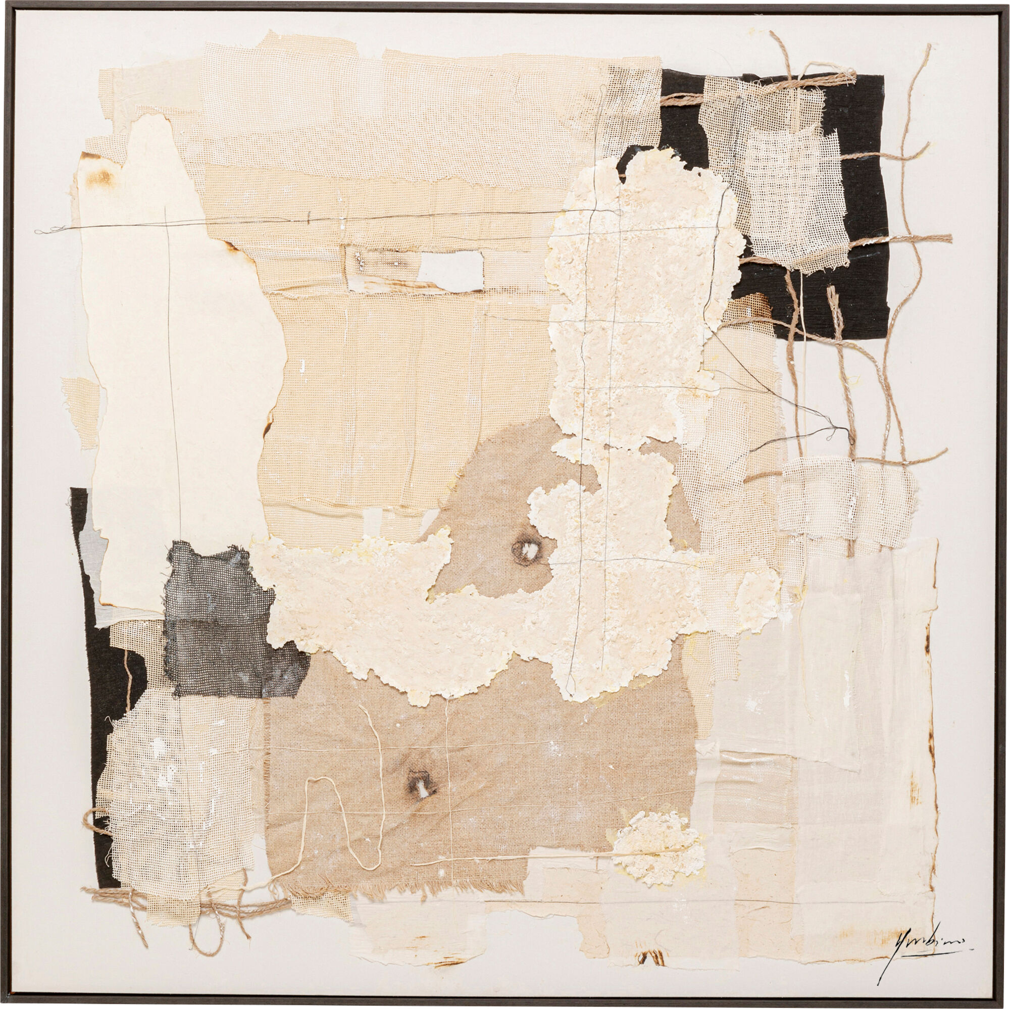 Quadro incorniciato Arty Collage 120x120cm – immagine-1.