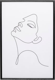 Bilde Med Ramme Drawing Lady 63x93cm – bilde-1.