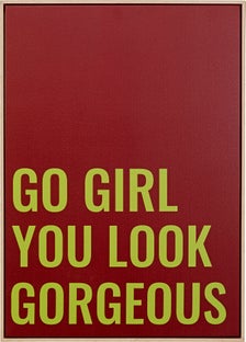 Bilde Med Ramme Go Girl 50x70cm – bilde-1.